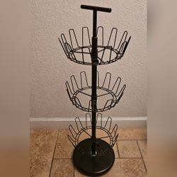 Rotating Metal Shoe Rack  Organizer