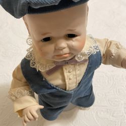 Collectible Crying Porcelain baby boy, doll