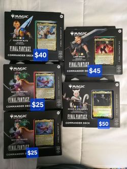 Magic The Gathering Precon Commander Decks