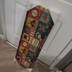 Batman/ Super Man Canvas. 