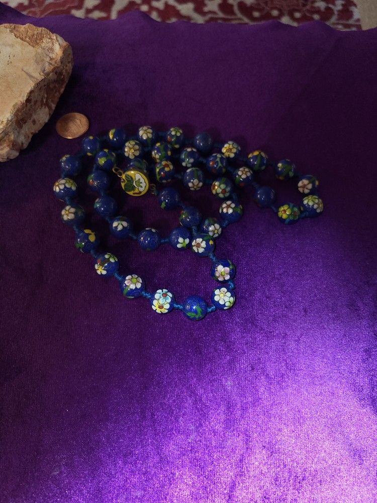 Cloisonne Beaded Strand 