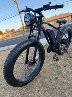 Electric mountain e-bike 32mph 26” fat tire