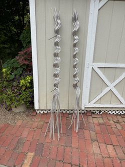 20 - 6ft Aluminum Tomato Spiral Supports