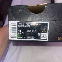 Jordan Retro 1 High  OG TD