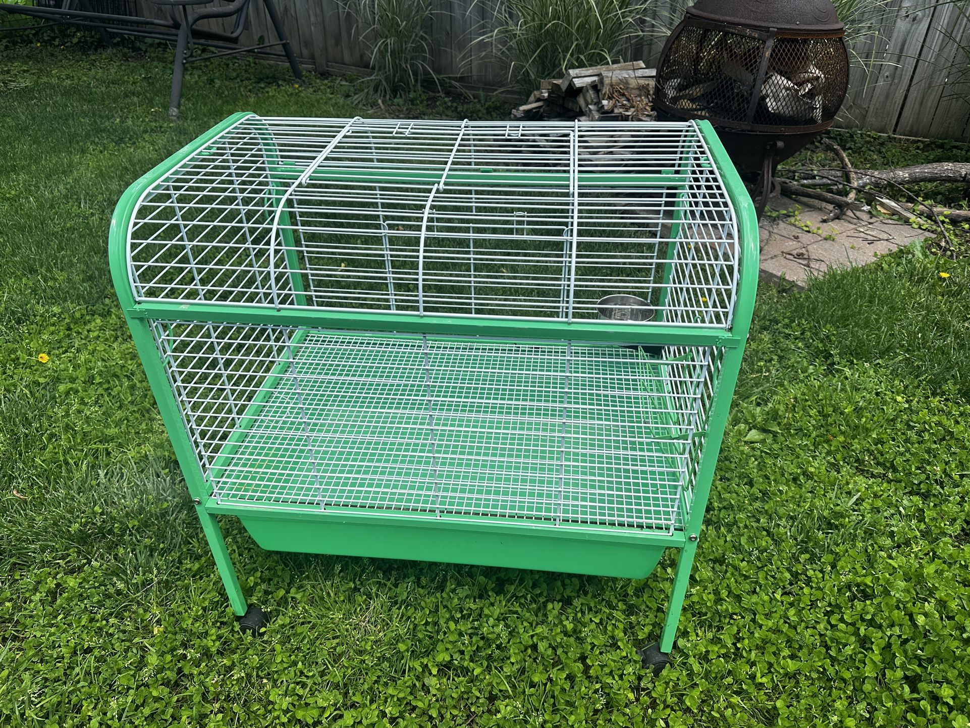 Bunny Cage With Accessories