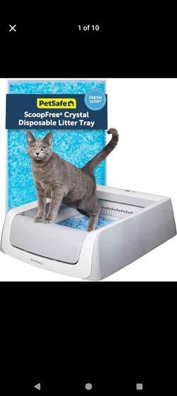 New in box
PetSafe ScoopFree Crystal Pro Legacy Self-Cleaning Litter Box, Uncovered
Hands-Free Automatic Cleaning, Advanced Odor Control, Health Count