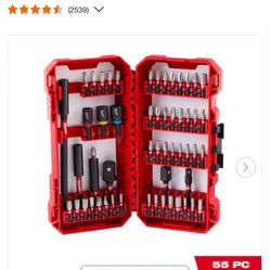 SHOCKWAVE Impact Duty Alloy Steel Screw Driver Bit Set with PACKOUT Accessory Case (55-Piece)
