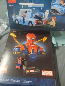 Spider man and harry potter Lego sets