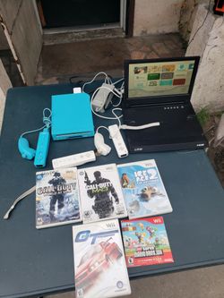 HDMI Converter included. 5 games. 3 pair of controls. All cables & sensors $200! Firm $250! Extra if you want tablet monitor. Trade are welcome