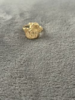 14k money bag ring