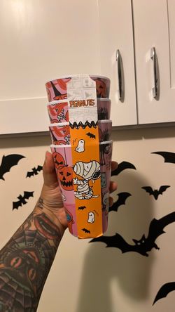 Snoopy Halloween cups