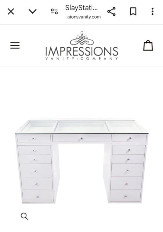 Impressions Vanity Makeup Desk