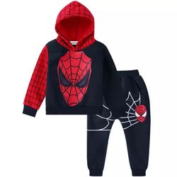NWT Spider-Man black 2 pcs outfit set