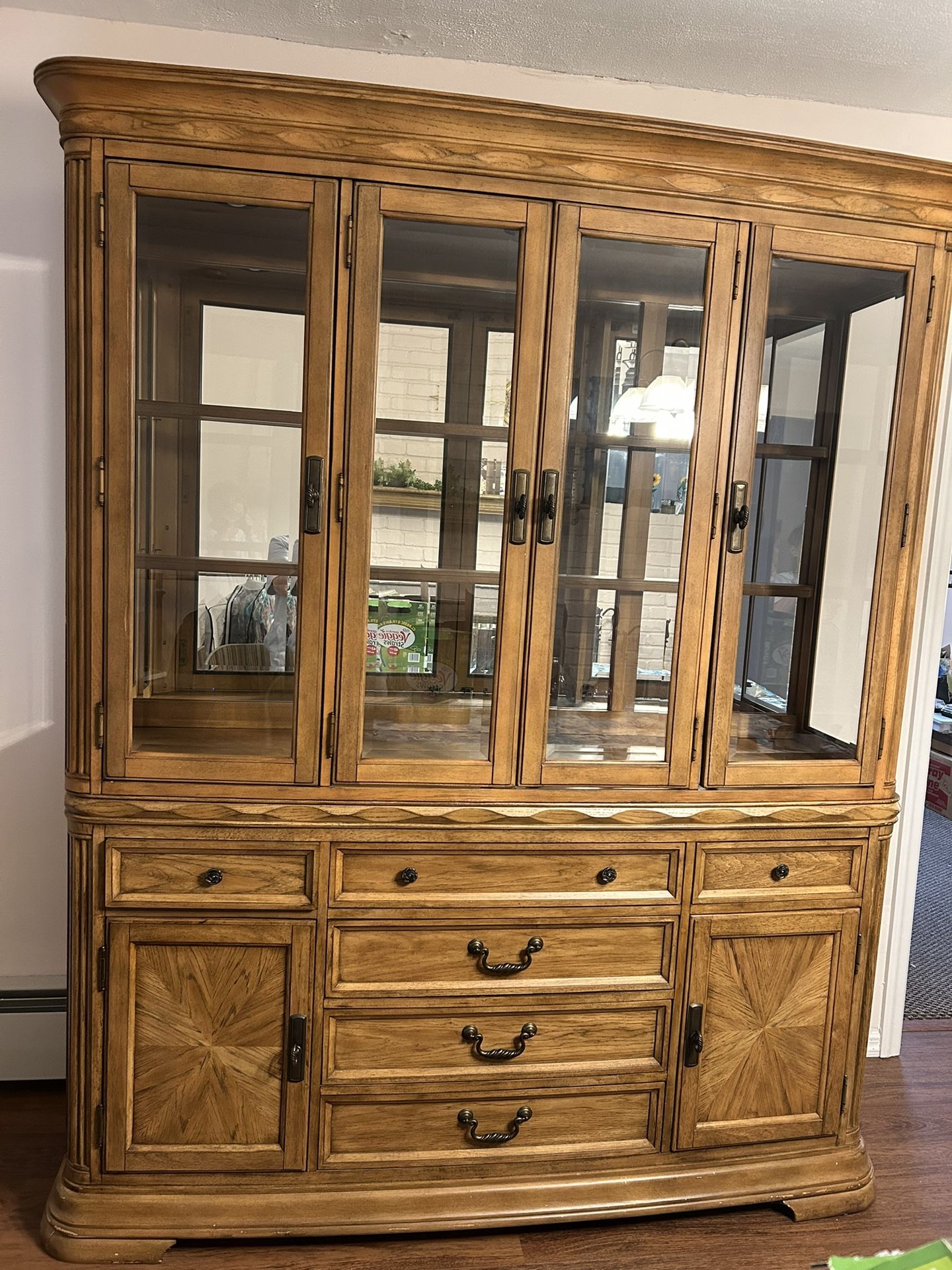 Oak China Cabinet