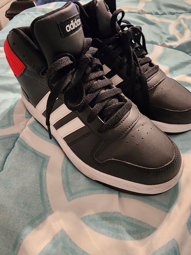Red and Black Adidas 