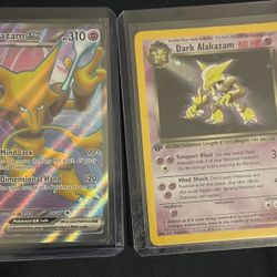 Pokemon Alakazams, 151 188/165 And First Edition Team Rocket 1/82