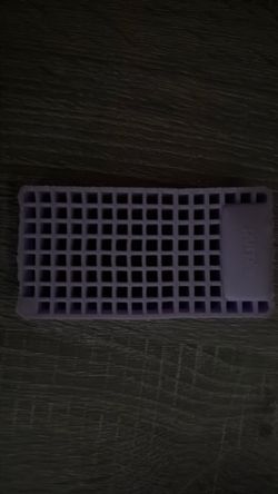 Purple mattress squishy sample