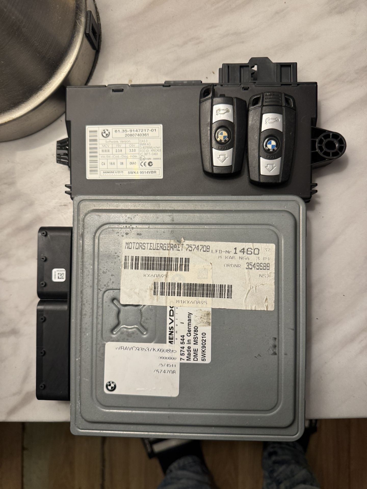 BMW CAS, ECU Key Fob Bundle