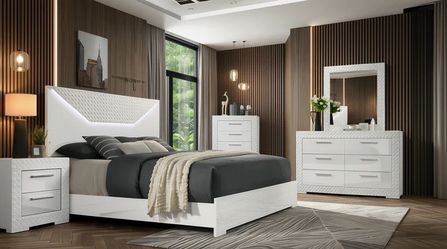 Bedroom Set5pc Ivette Queen 🚛📍🤓😘☺️