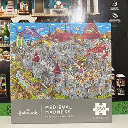 Medieval Madness Jigsaw Puzzle - Springbok / Hallmark 550 Interlocking Pieces Jig Saw Puzzles [Brand New Sealed]