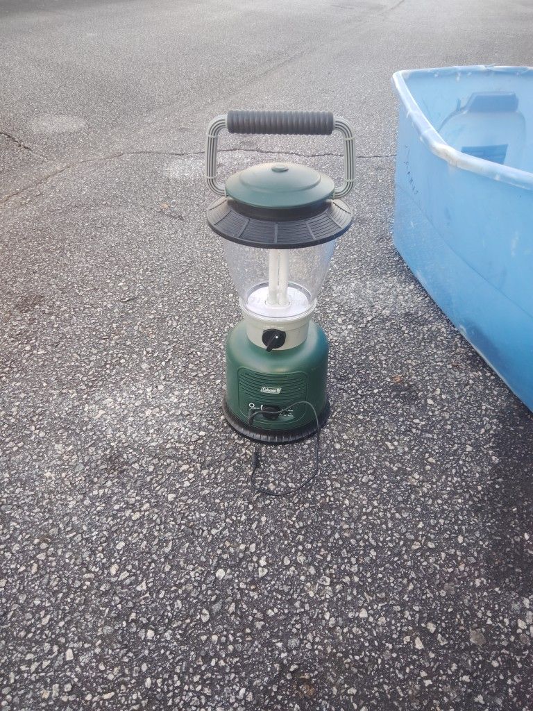 Camping Light With FM An Ax