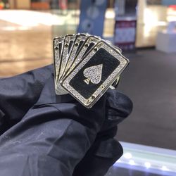 10k Gold  Solid Ring  Men’s Size 10 Available In Stock ,3D Style Ring …