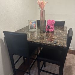 Table and chairs 