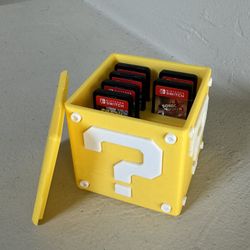 Mario Question Block Switch Game Case