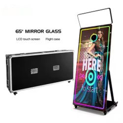 Magic Mirror photobooth  65" touch screen