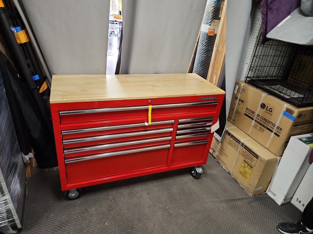 Red Husky Tool Box