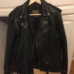 Fox Creek Leather Jacket NEW - size 46