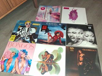 Vinyl Record Lot – Cardi B, Megan, GloRilla & More ,, MY FEMALE RAP COLLECTION ALL FOR $200.00