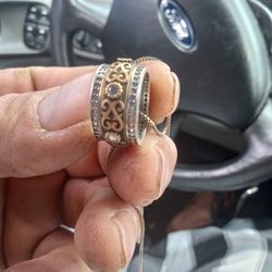 Turkish Sterling 925 Ring & 925 Necklace Both $30