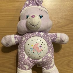 Care Bears Magic Night Light Sweet Dreams Purple 2015 12" Lullaby Music Plush