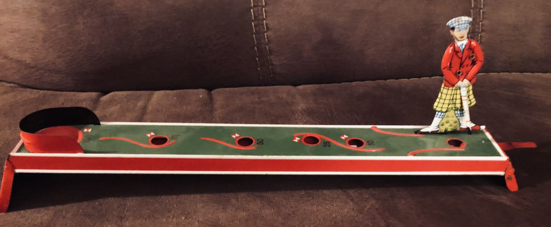 Vintage Antique Tin Golf Toy Made In Germany VGC I Think It’s Missing Ball/s ?