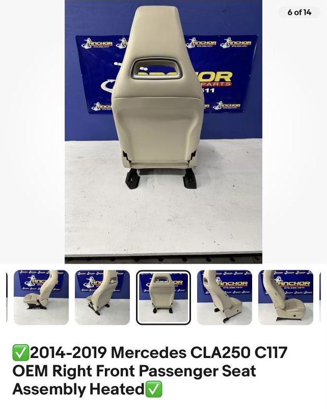 Mercedes Benz Rear Seat 