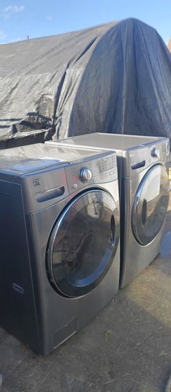 Lg Washer And Gas Dryer In Good Condition Delivery Installed And Guarantee Including Part Water Hose Gas Line Everything On One Price $750