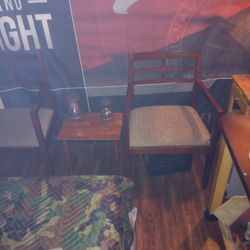 Two Chair And Table