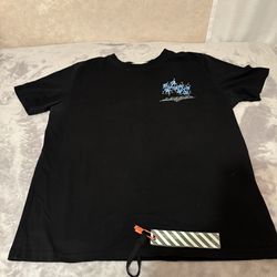 Off White Black And Baby Blue Mens Xl