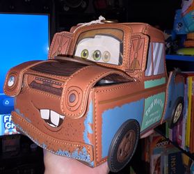 Brand new! Loungefly Disney Pixar Cars 20th Anniversary Mater Figural Crossbody Bag