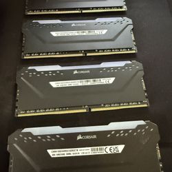 Vengeance RGB PRO 8gb x 4 (32gb) 3200Mhz