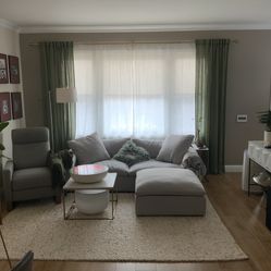 Living Spaces Sofa And Futon Like New Under A Year Old.  