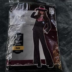 Halloween Costume Gangsta Gal Girls 8-10