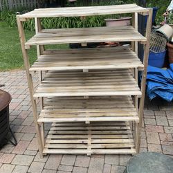 Great Wooden Shelf-Outside Or Inside Use