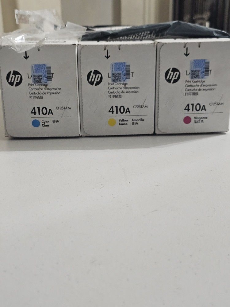 HP LaserJet Ink Cartridge Tri-Pack 410A