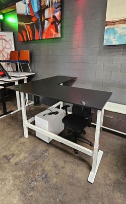 Jarvis Herman Miller L-Shape Electric Sit and Stand Desks **Each**