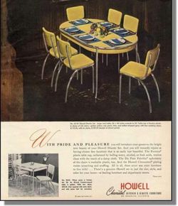 Howell Chrome Dinette Table and Chair Set