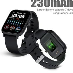 Smart Watch for Men Women, 1.85" Fitness Tracker with Answer/Make Calls, IP68 Waterproof,