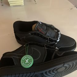 Travis Scott X Air Jordan 1 Low OG SP “Black Phantom” (Size 9.5 Men)