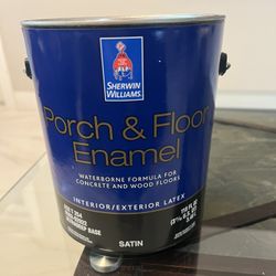 SHERWIN-WILLIAMS Porch & Floor Enamel, 1 Gallon, (Dark Brown)